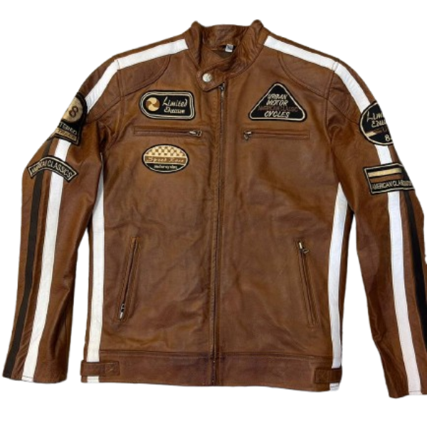 Tan Limited Addition Leather Jacket