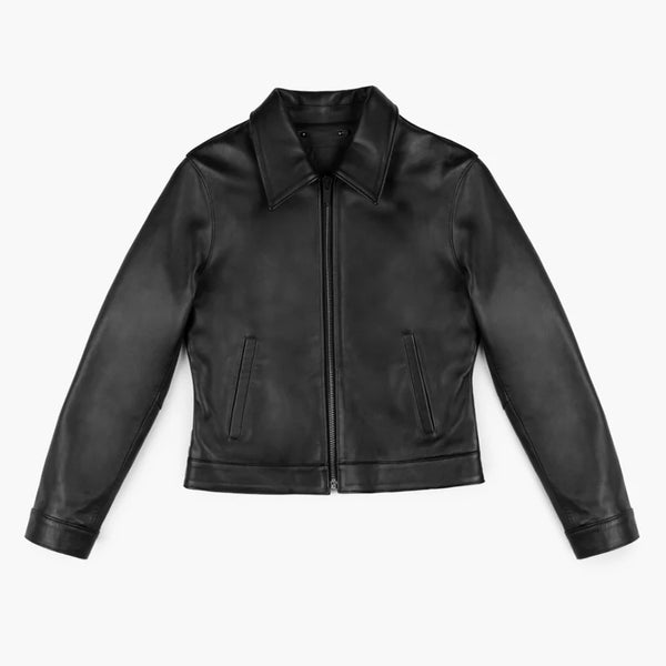 Womens Black Simple Jacket