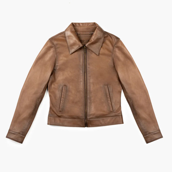 Womens Walnut Simple Jacket