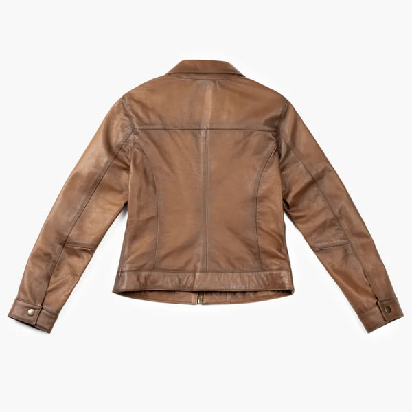 Womens Walnut Simple Jacket