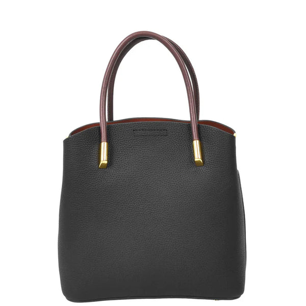 Womens Leather Top Handle Bag