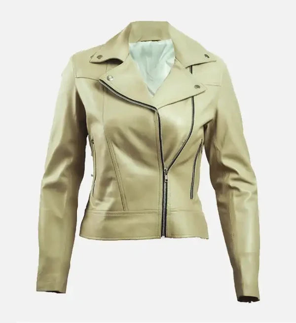 Women’s Leather Biker Jacket