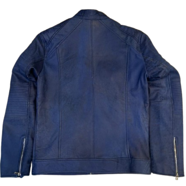 Elite Cafe Racer Blue Jacket