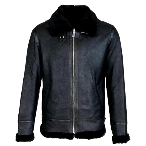 B6 RAF Aviator Sheepskin Shearling Leather Jacket