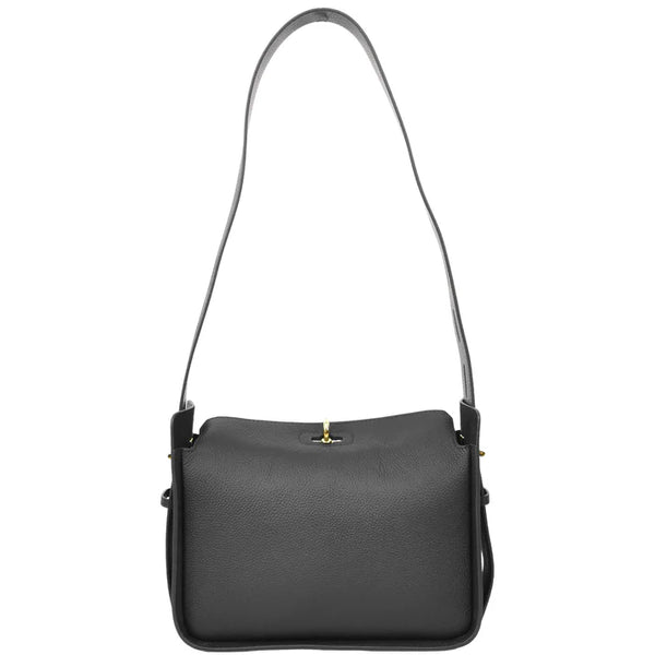 Womens Real Leather Classic Shoulder Bag