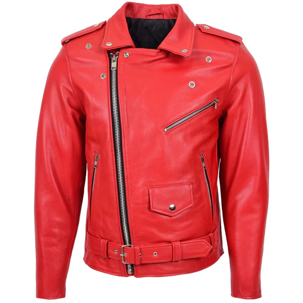 Heavy Duty Leather Biker Jacket