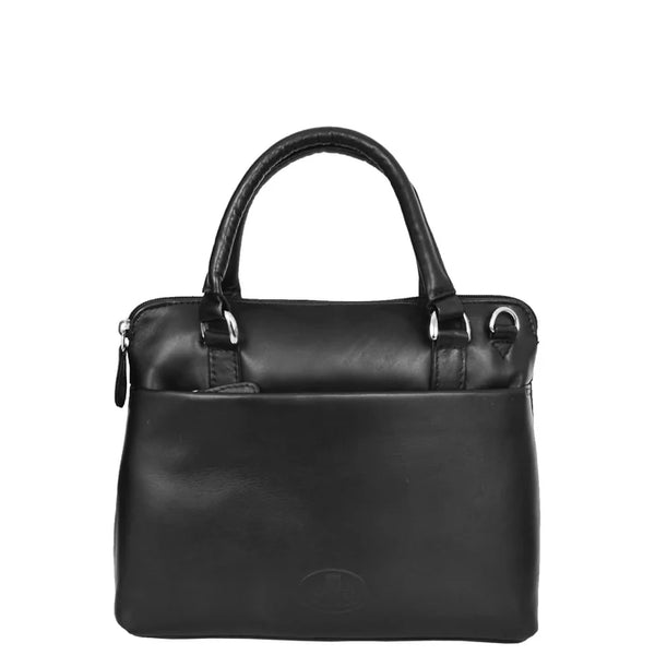 Womens Leather Small Tote Cross Body Bag