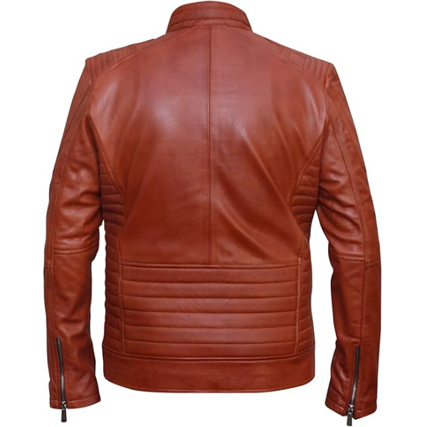 Cafe Racer Leather Jacket