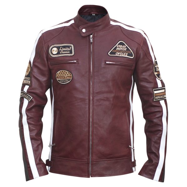 Maroon Limited Edition Leather Jacket