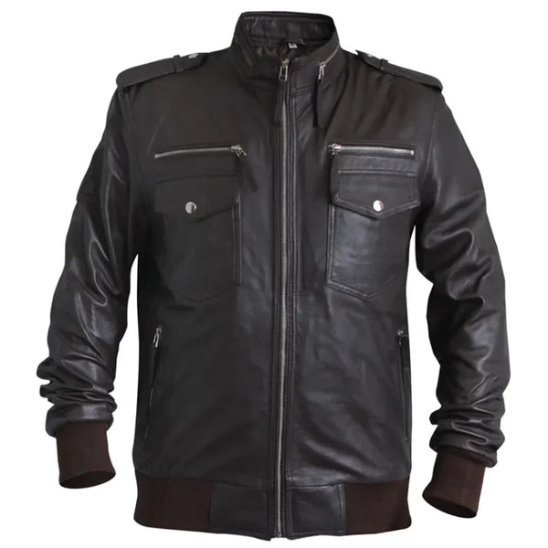 Brooklyn Nine-Nine Men’s Black Biker Leather Jacket