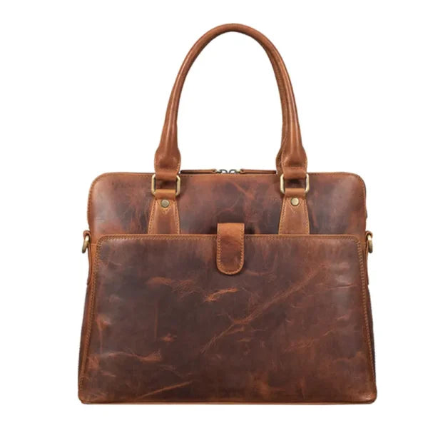 Brown Vintage Leather Handbag