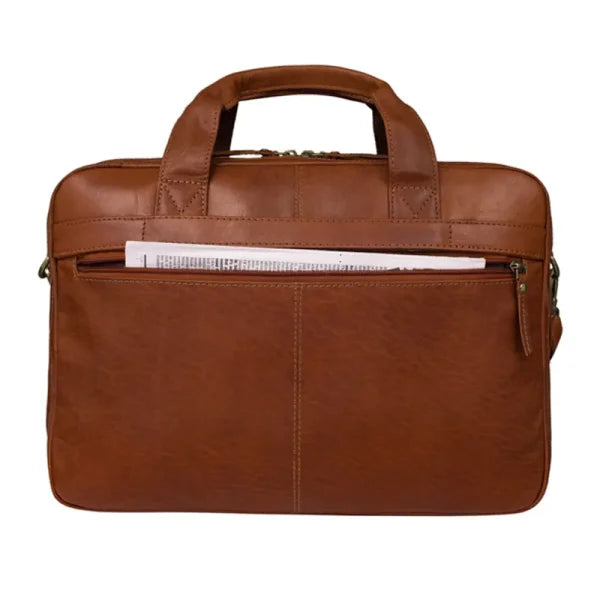 Essentials Brown Business Leather