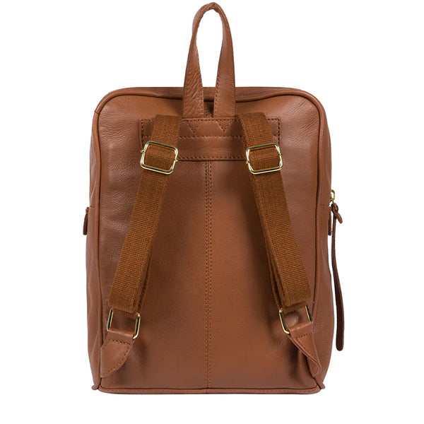 Brown Leather Backpack