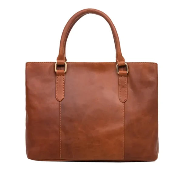 Elevate Brown Leather Handbag