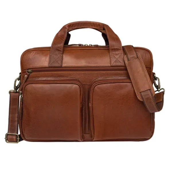 Essentials Brown Business Leather