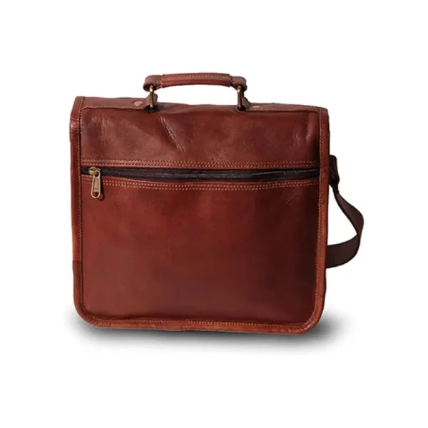 Elegance and Functionality Genuine Leather Messenger Bag