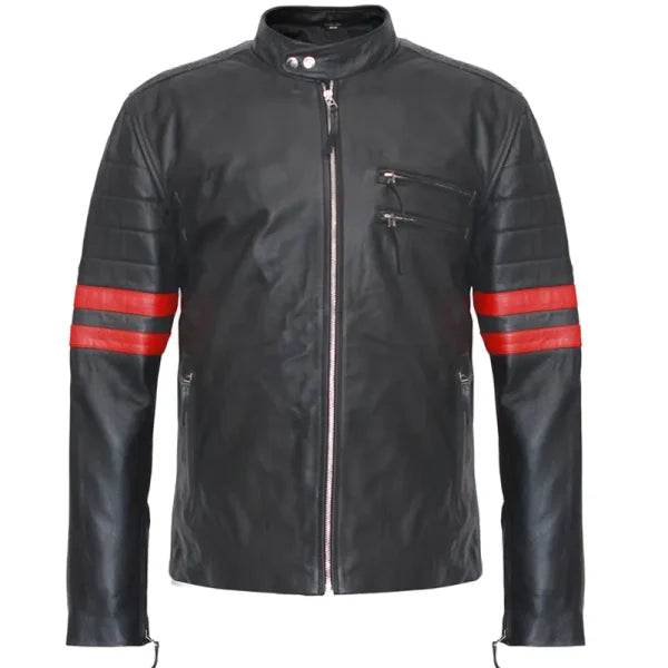 Hybrid Fight Club Mayhem Leather Jacket