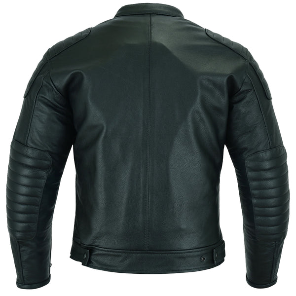 Touring Black Leather Motorcycle Jacket