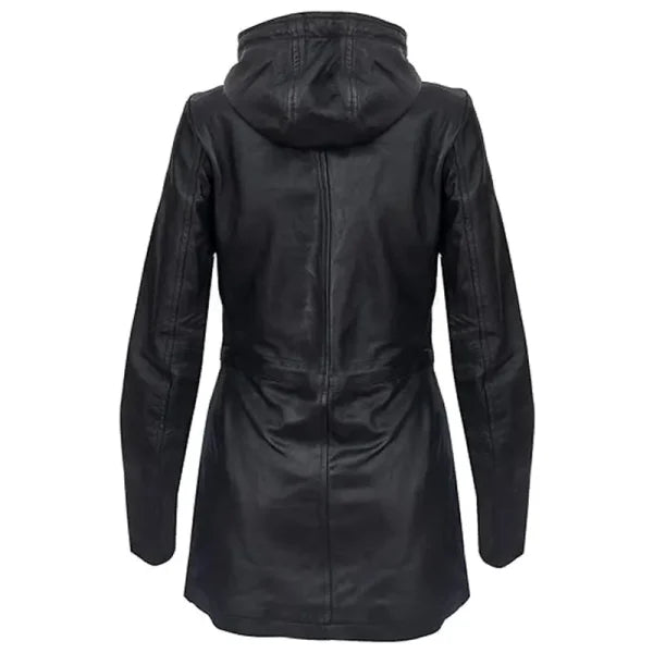 Parka Detachable Hood Trench Coat