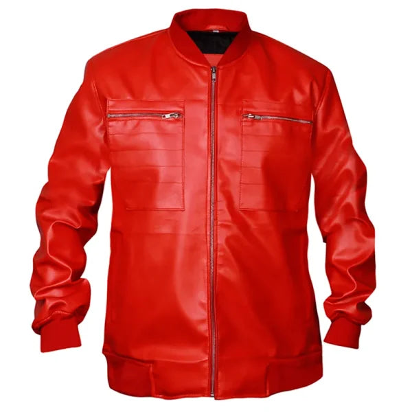 Light Weight Bomber Soft Lamb Leather Jacket