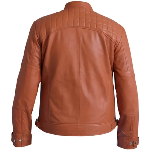 Vintage Brown Biker Leather Jacket