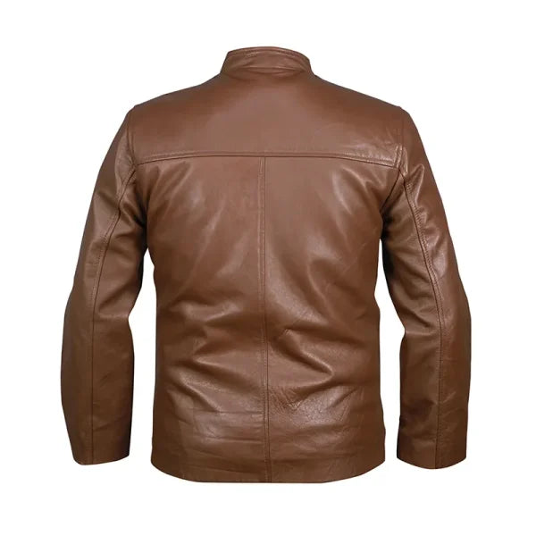 Casual Biker Leather Jacket