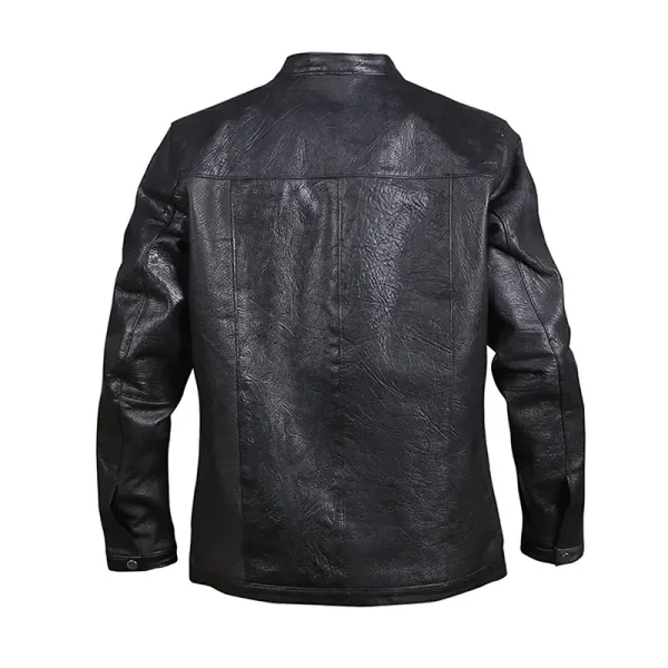 Business Casual Slim Leather Jacket