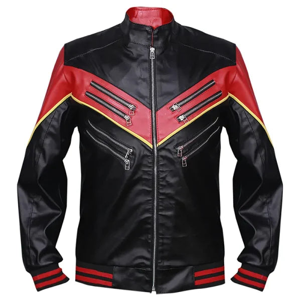 Miles Morales Spider-Man Motorcycle Leather Jacket