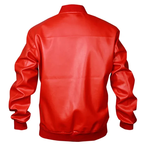 Light Weight Bomber Soft Lamb Leather Jacket