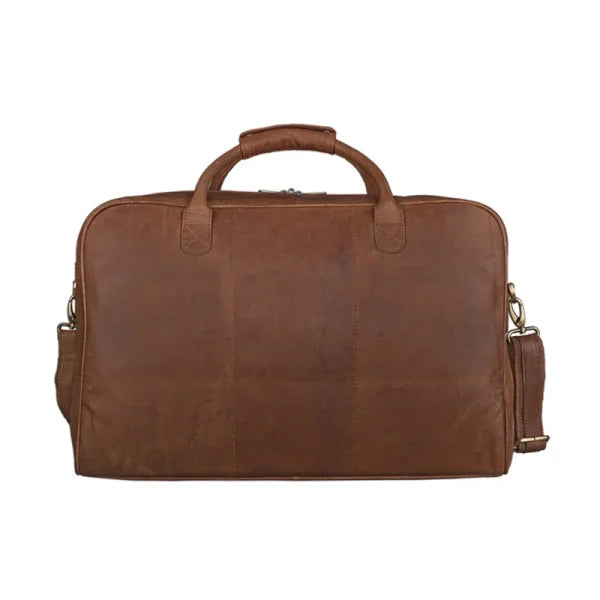 Exclusive Monochromatic Leather Luggage Bag