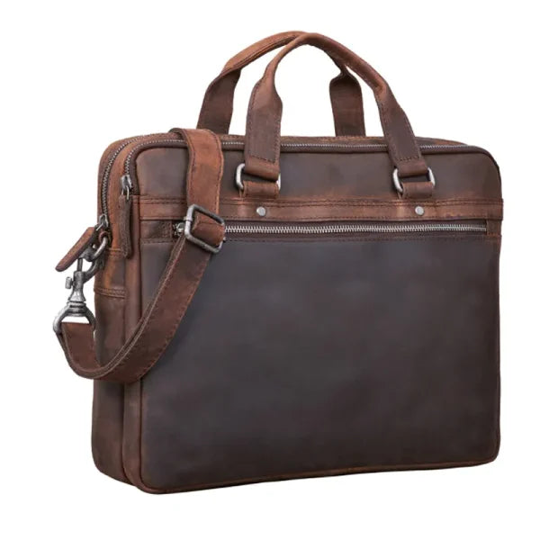 Brown Leather Business Bag