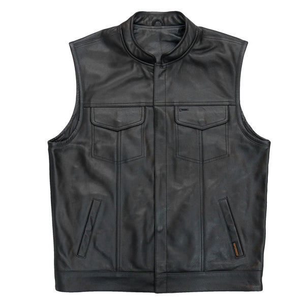 Men's Black 'Back Off Finger' Vest