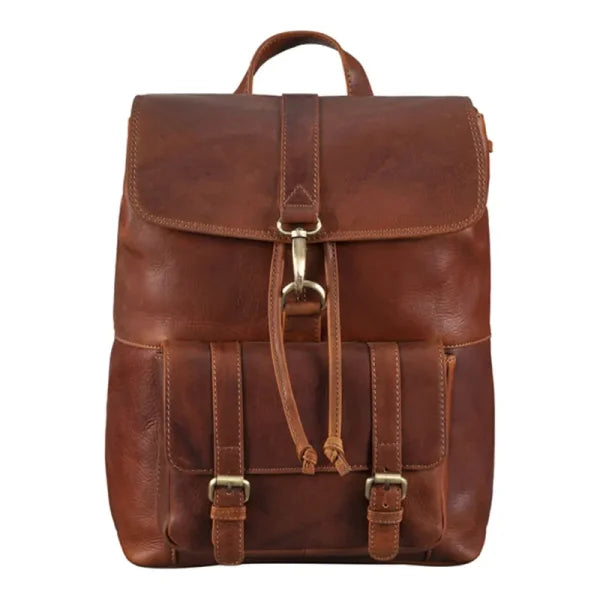 Vintage Classic Leather Backpack Large Bag