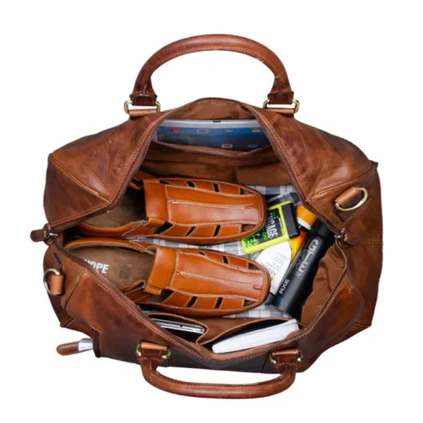 Vintage Retro Luggage Leather Bag