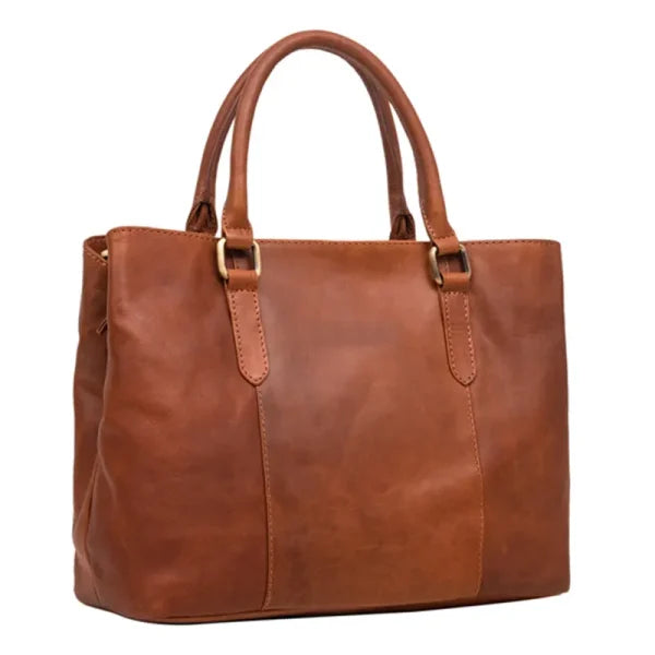 Elevate Brown Leather Handbag