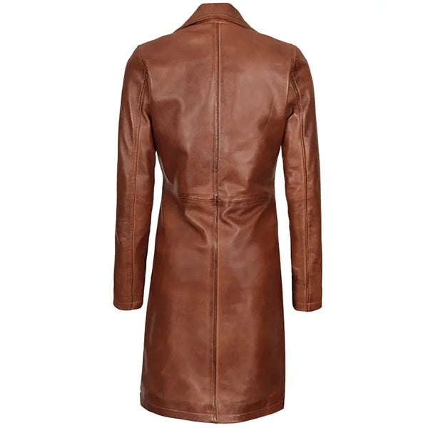 Womens Brown Long Coat