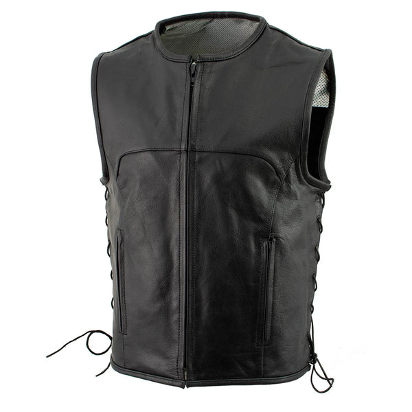 Men's 'Drifter' Black Advanced Collarless Vest