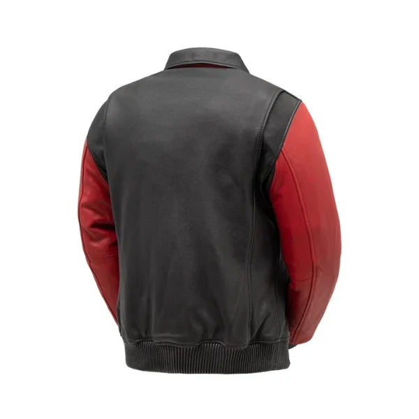 Bomber Two Tone Men’s Leather Jacket