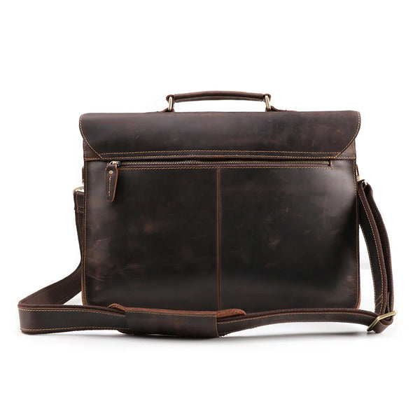 The Brief Leather Hand bag