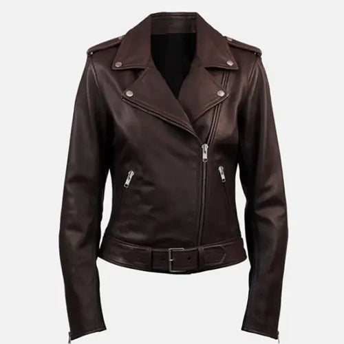 Women’s Biker Leather Jacket