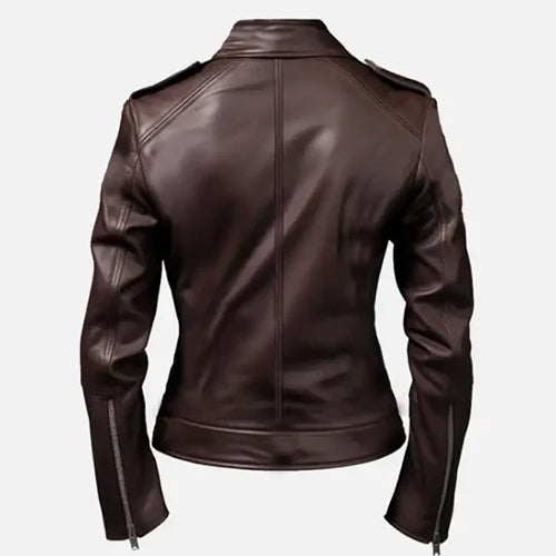 Women’s Biker Leather Jacket